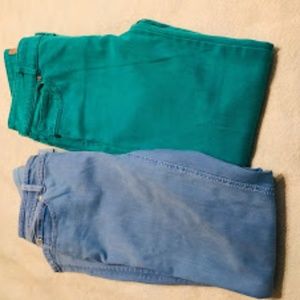 NWOT 2 pair Chico's SO SLIMMING jeans Size 00